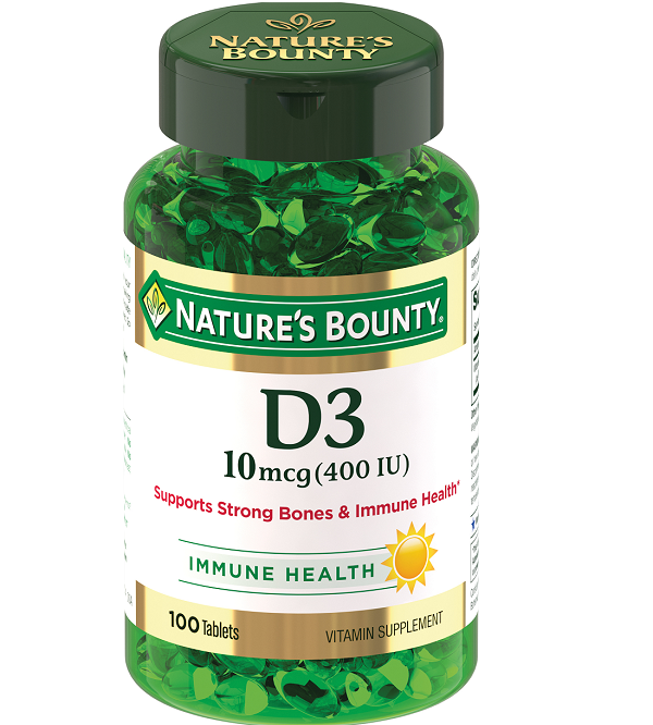 Natures Bounty Витамин Д3 400МЕ №100 таб