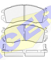 Тормозные колодки YOTO G-126(MD 7014M)(REMSA 191.12)