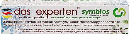 Зубная паста "DAS EXPERTEN" Symbios для улучшения микрофлоры полости рта 70мл