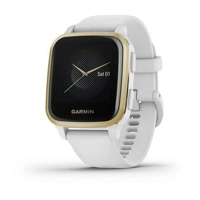 Спортивные часы Venu Sq with White with Light Gold Bezel
