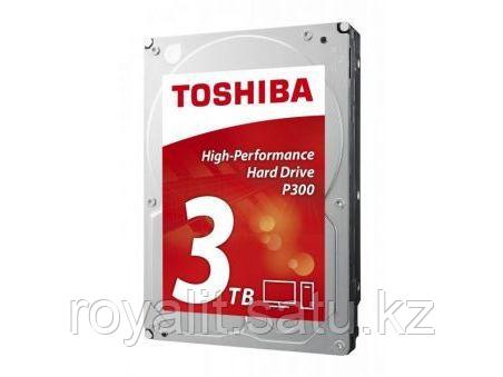 Жёсткий диск HDD 3 Tb SATA 6Gb/s Toshiba P300 HDWD130UZSVA 3.5" 7200rpm 64Mb, фото 2