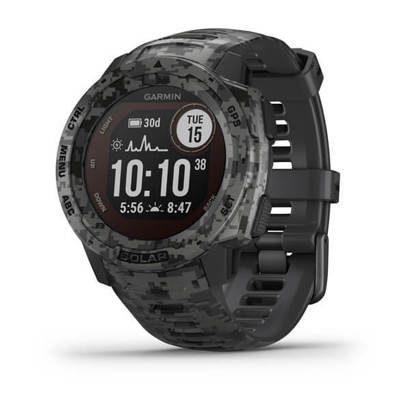 Часы Instinct Solar, Camo Edition, GPS Watch, Graphite Camo, WW
