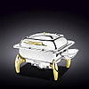 GLASS LID SQUARE CHAFING DISH WITH STAND 18" X 16" X 13" | 45.5 X 41 X 33 CM
