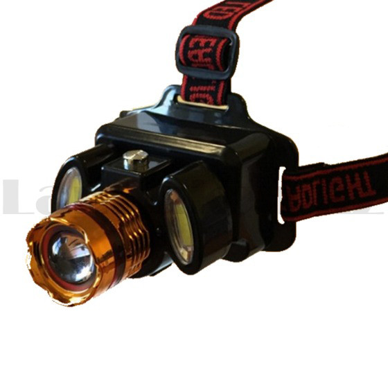 Налобный фонарь JunAi 3LED с рассеивающей линзой 3 режимов на батарейках JA-1910 - фото 4 - id-p87375928