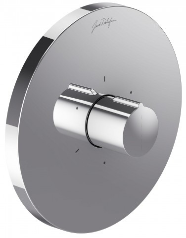 Встраиваемый переключатель на 3 выхода Modulo, круглая лицевая панель, хром E19032-CP - фото 1 - id-p87384477