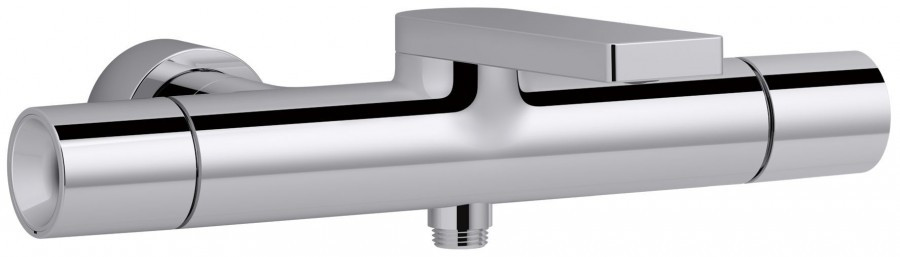 Термостатический смеситель для ванны/душа, настенный монтаж, титан Composed E73110-TT - фото 1 - id-p87384563