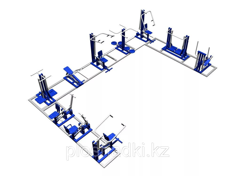 Уличный тренажерный комплекс (комбинированный), фото 1