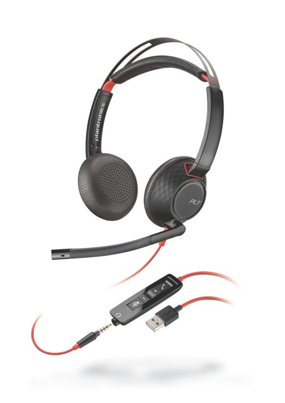 Plantronics 207576-01 гарнитура проводная BLACKWIRE 5220,C5220,USB-A,WW