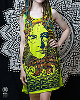 Платье-туника Mirror с принтом "John Lennon"