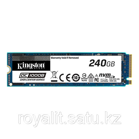 Твердотельный накопитель SSD 240 Gb, M.2 2280, Kingston DC1000B, SEDC1000BM8/240G NVMe PCIe, фото 2