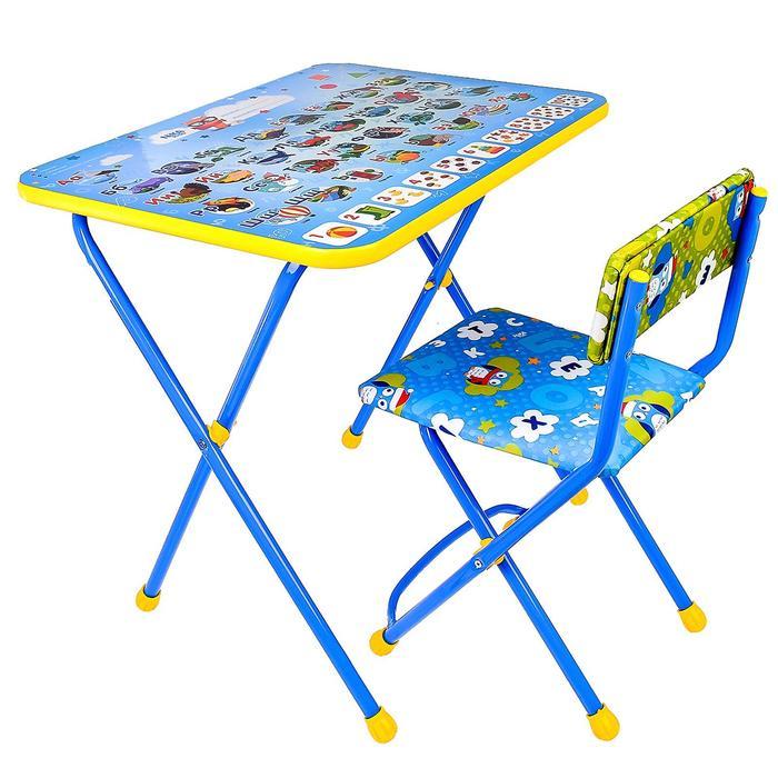 Набор детской мебели «Познайка. Азбука» складной, цвета стула МИКС
