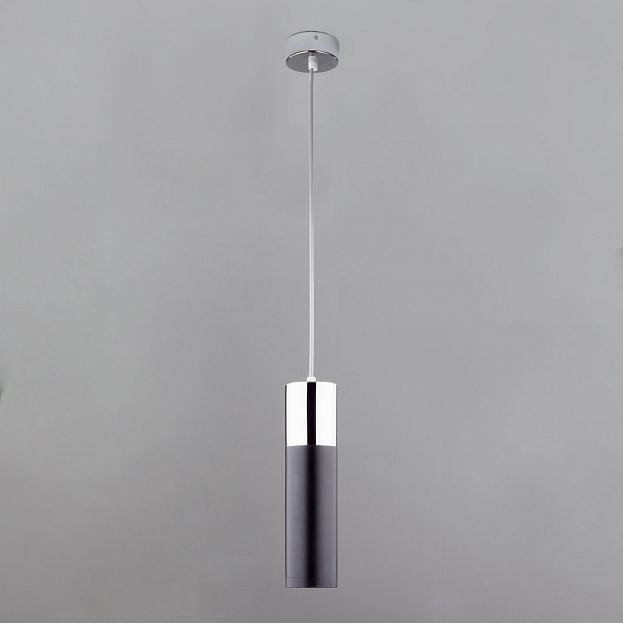 LED подвесной светильник хром/ черный /50135/1/ - фото 1 - id-p87314257