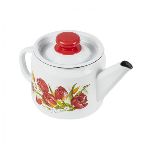 Чайник эмалированный "Ласковый май" 1 литр