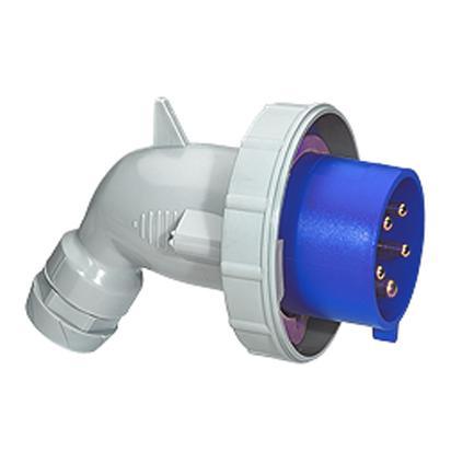 Вилка мобильная угловая Legrand 16А 2К+З 230В IP67 056503