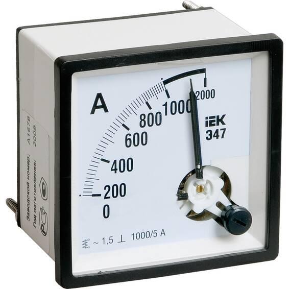 Амперметр щитовой IEK Э47 50А AC аналоговый