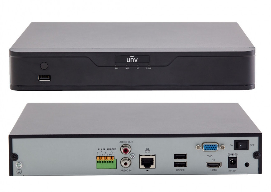4-х канальный гибридный видеорегистратор NVR301-04Q