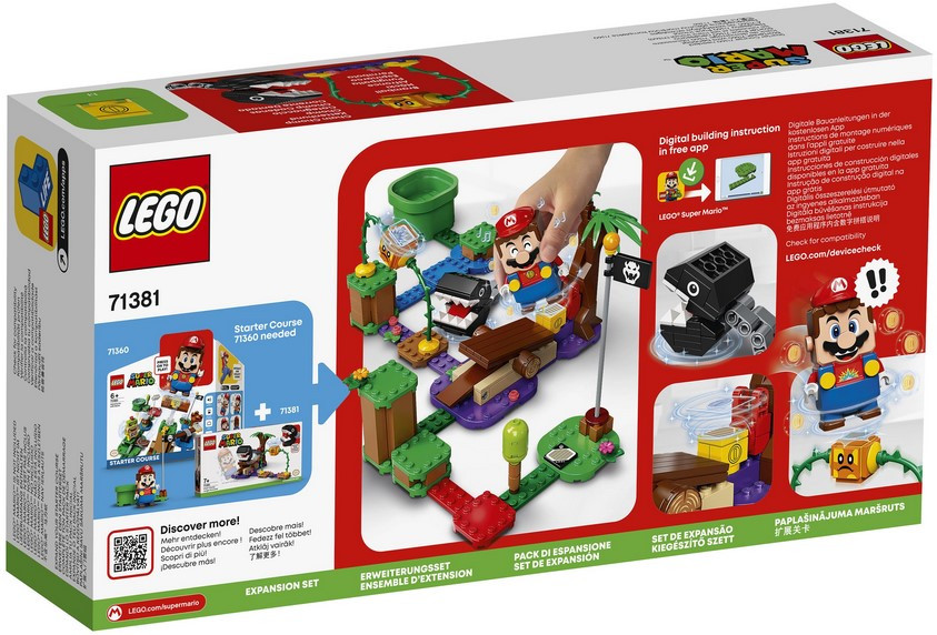71381 Lego Super Mario Кусалкин на цепи встреча в джунглях. Дополнительный набор, Лего Супер Марио - фото 2 - id-p87412563
