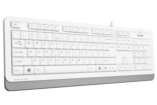 Клавиатура A4tech FK-10-WHITE Fstyler USB