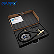 Смеситель для кухни с гибким изливом Gappo G4398-1 бронза/черный, фото 2