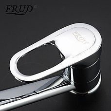 FRUD R49104 Смеситель д/кухни дл. гусак хром, фото 5