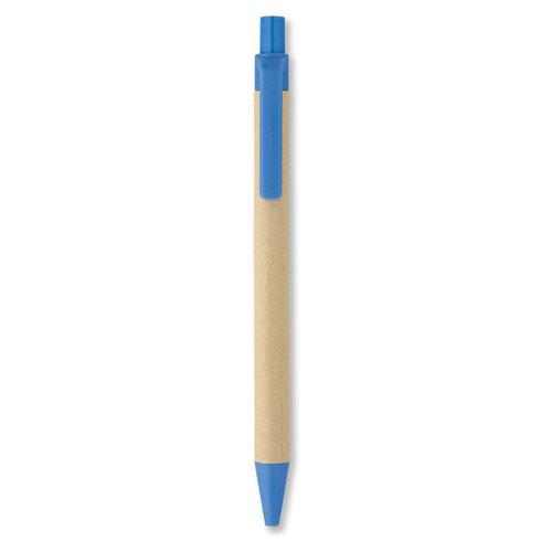 Эко Шариковая ручка из картона, CARTOON Синий - фото 1 - id-p87426423