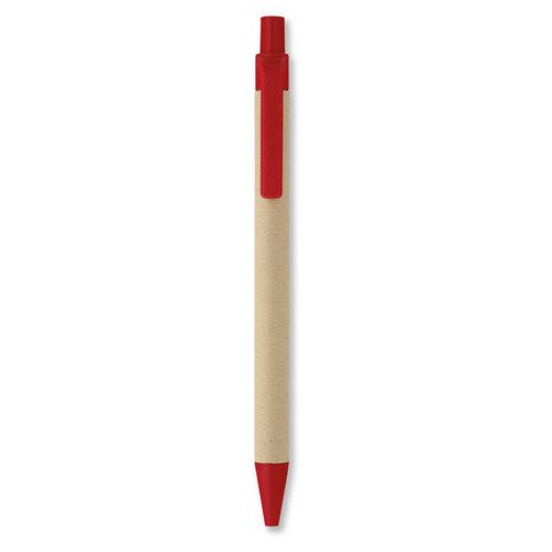 Эко Шариковая ручка из картона, CARTOON Красный - фото 1 - id-p87426424