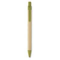 Эко Шариковая ручка из картона, CARTOON Зеленый