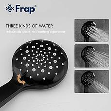 FRAP F3249-6 Смеситель д/ванны черный/хром 35 мм, фото 4