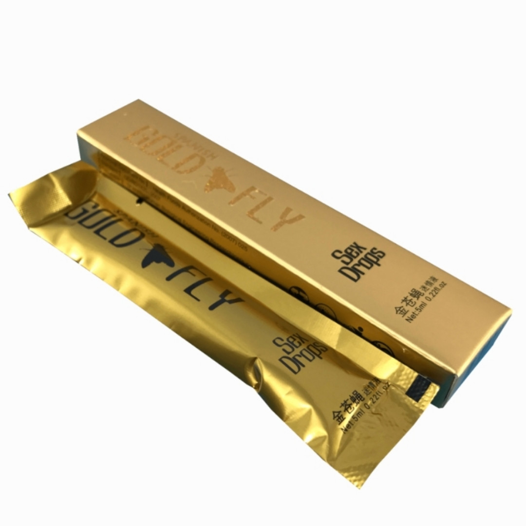 Женский возбудитель GOLD FLY ( Золотая  шпанская мушка) возбуждающие капли  1 пакетик
