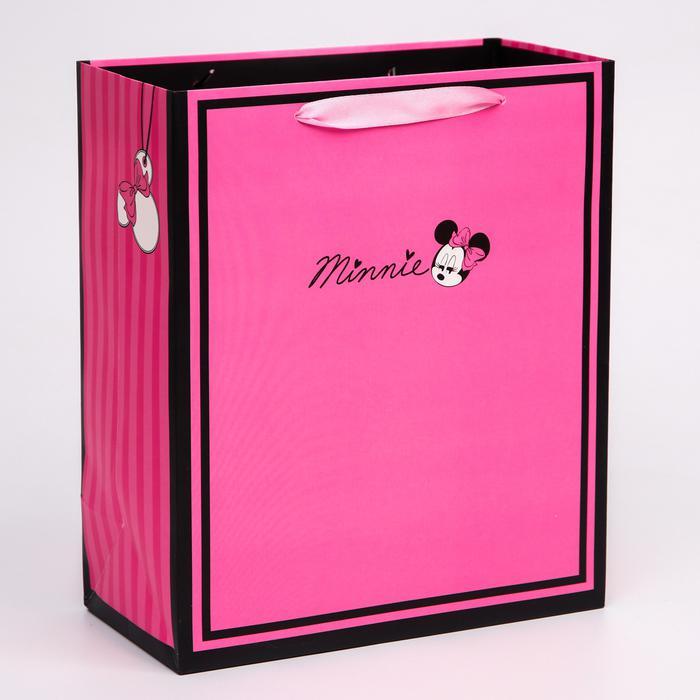 Пакет ламинат вертикальный "Minnie", Минни Маус, 23х27х11,5 см 4628793