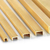 Профиль латунный П-образный