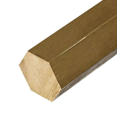 Шестигранник латунный 160 мм ЛЖМц59-1-1 ГОСТ 2060-2006 прессованный