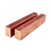 Квадрат медный 5,5х5,5 мм М1 ГОСТ 1535-2016 тянутый