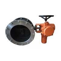 Клапан (вентиль) герметический вентиляционный с электроприводом стальной 19с339р ТУ 26-07-1082-83