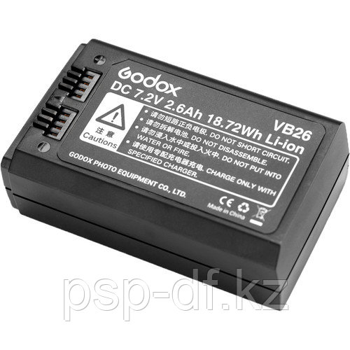 Аккумулятор Godox VB26 для вспышек V1, AD100Pro, 860III - фото 1 - id-p87436752