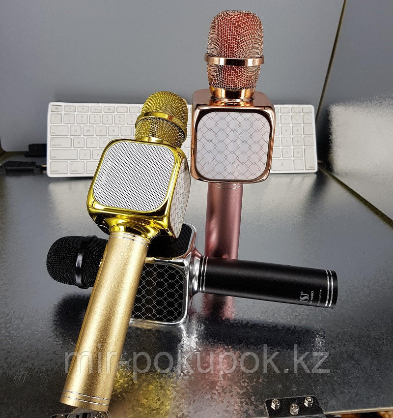 Беспроводной Bluetooth караоке-микрофон с USB входом с изменением голоса YS-69