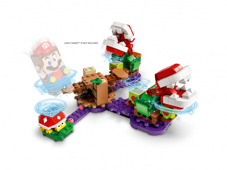 71382 Lego Super Mario Загадочное испытание растения-пираньи. Дополнительный набор, Лего Супер Марио - фото 3 - id-p87413146