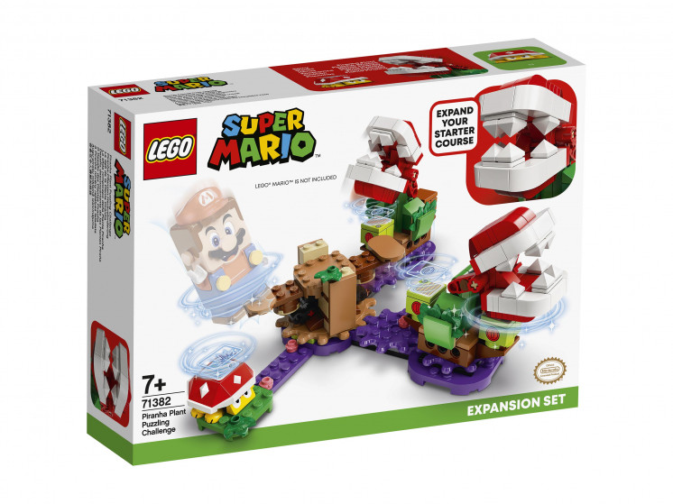 71382 Lego Super Mario Загадочное испытание растения-пираньи. Дополнительный набор, Лего Супер Марио - фото 1 - id-p87413146