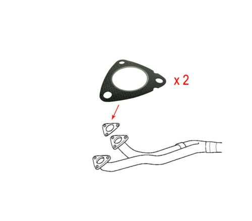 Уплотнительная прокладка приемной трубы BMW M50 M52 -1998 | Topran 500850785 - фото 2 - id-p87111430