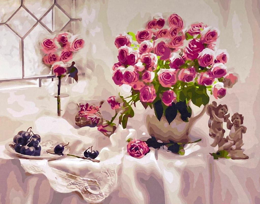 Картина по номерам "Розы" 50*40