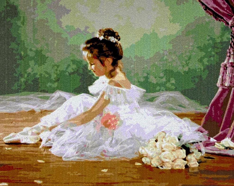 Картина по номерам "Балерина" 50*40
