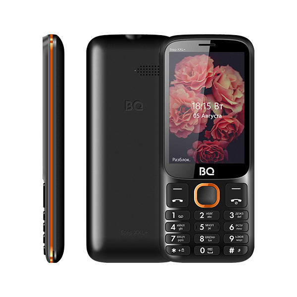 Мобильный телефон BQ 3590 Step XXL+ Black+Orange /