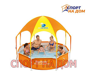 Каркасный бассейн с навесом Bestwey 56432 (244*51 см) на 1688 литров