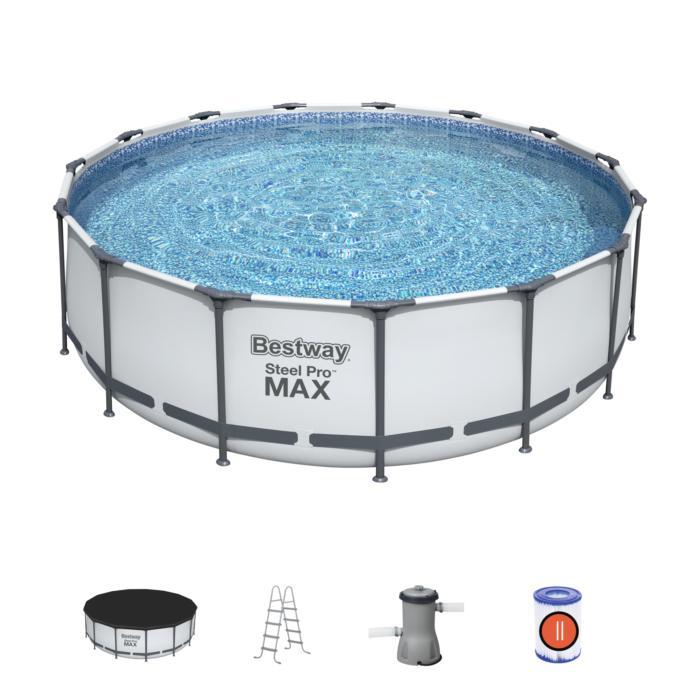 Каркасный бассейн Bestway Steel Pro Max 56438 (457*122 см) на 16015 литра - фото 2 - id-p87448676