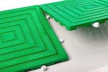 Модульные полимерные плиты, зеленый, фото 2