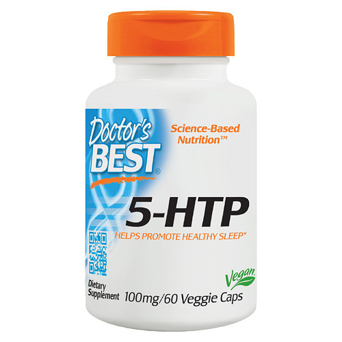 5-HTP, Doctors’s best, Гидрокситриптофан, 100 мг, 60 капсул