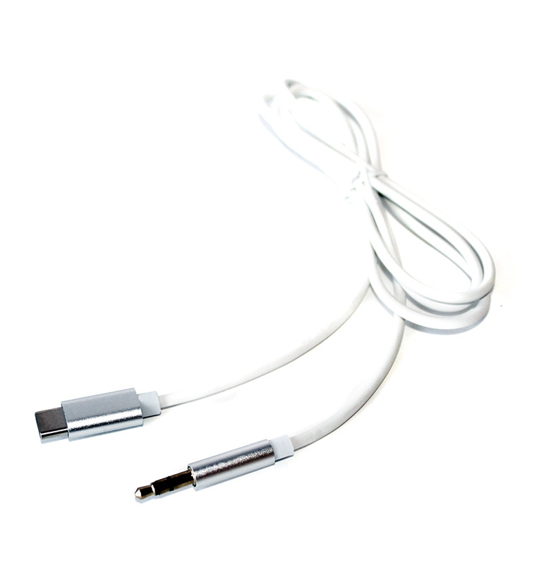 Кабель AUX USB Type-C - AUX 3.5 mm. jack, для смартфонов - фото 2 - id-p87456408