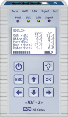 ADSL-тестер "Юг-2" + LAN-тестер + Led-фонарь + Генератор 1кГц, фото 2