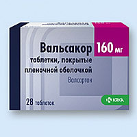 Вальсакор 160 мг №28 таблетки