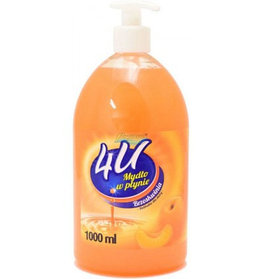 Жидкое мыло 4U персик 1000 мл